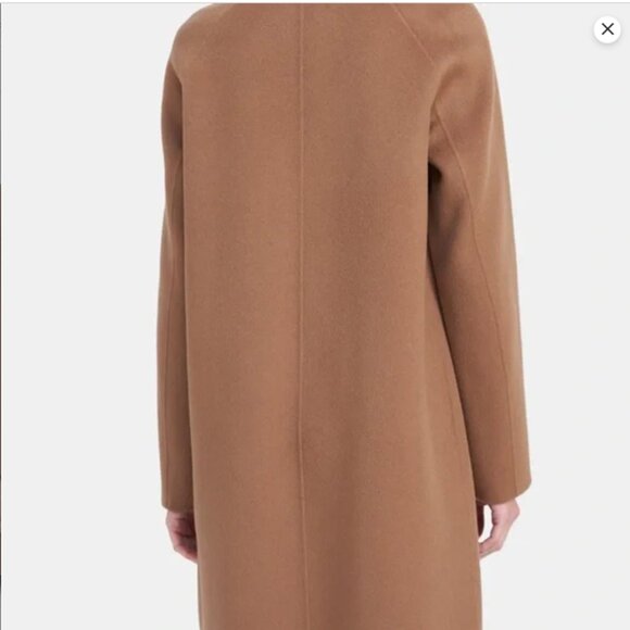 Theory Caban Relaxed Pea Coat in Double-Face Wool-Cashmere - Picture 3 of 8